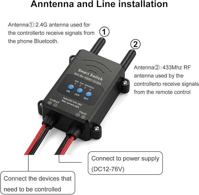 DC Wireless Remotes Switch, Wireless Relay Switch work - Image 3