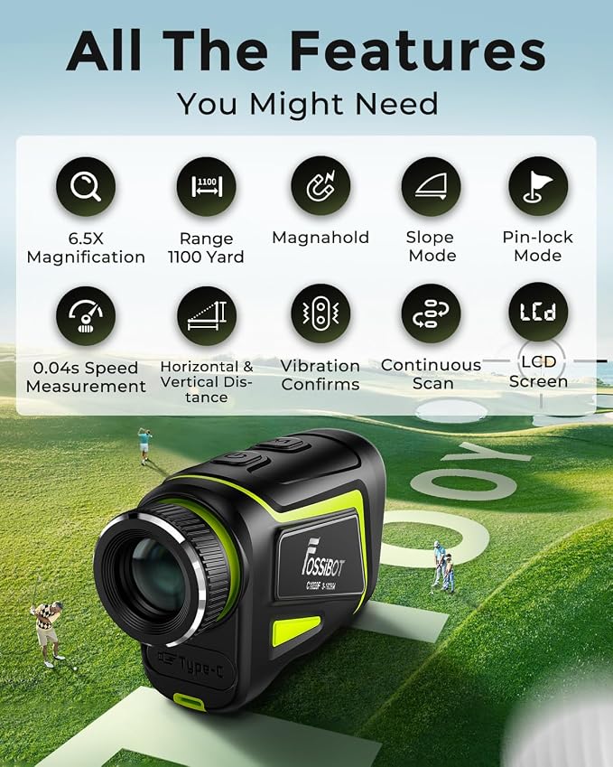 FOSSIBOT Range Finder Golf Rangefinder - Image 2