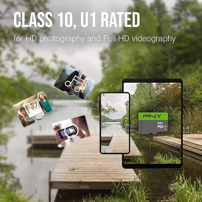 PNY 64GB Elite Class 10 U1 microSDXC Flash Memory Card - Image 4