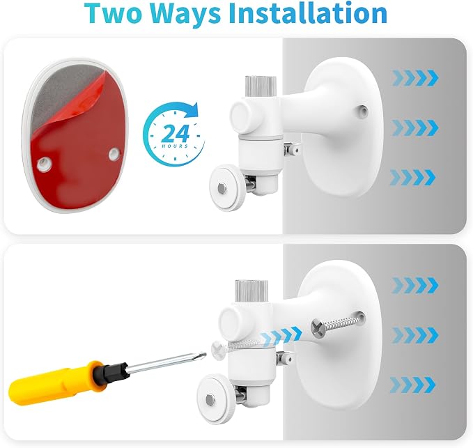 2Pack Wall Mount Bracket for Ring Stick Up Cam & Ring Outdoor Cam Plus - Image 5