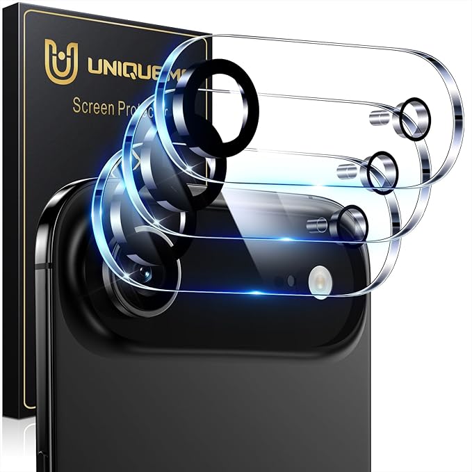 UniqueMe Compatible for 3 Pack iPhone Air Camera Lens Protector by UniqueMe