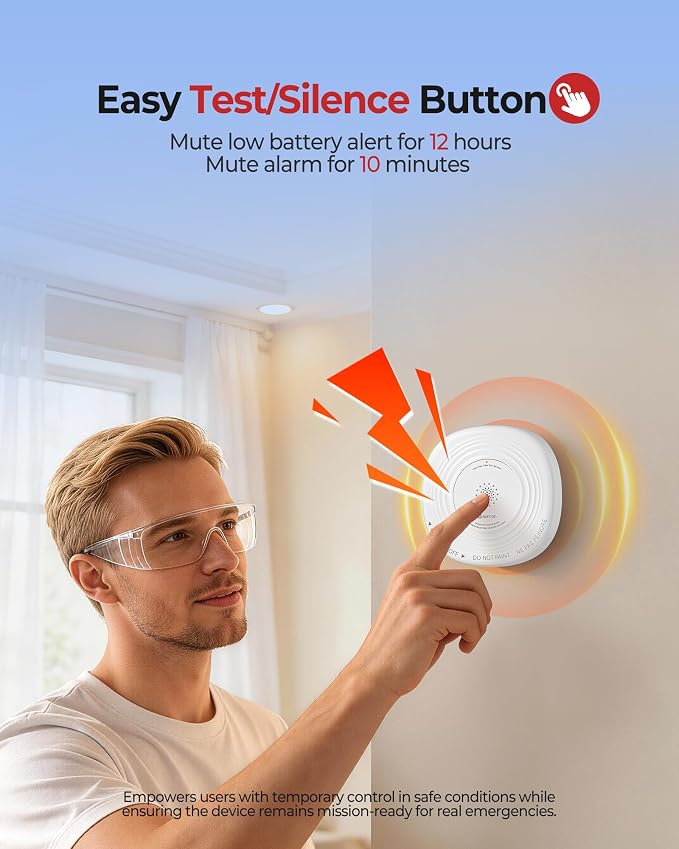 Heiman Smoke Detector 10-Year Sealed Battery Powered, UL 217 10th Certified - Image 5