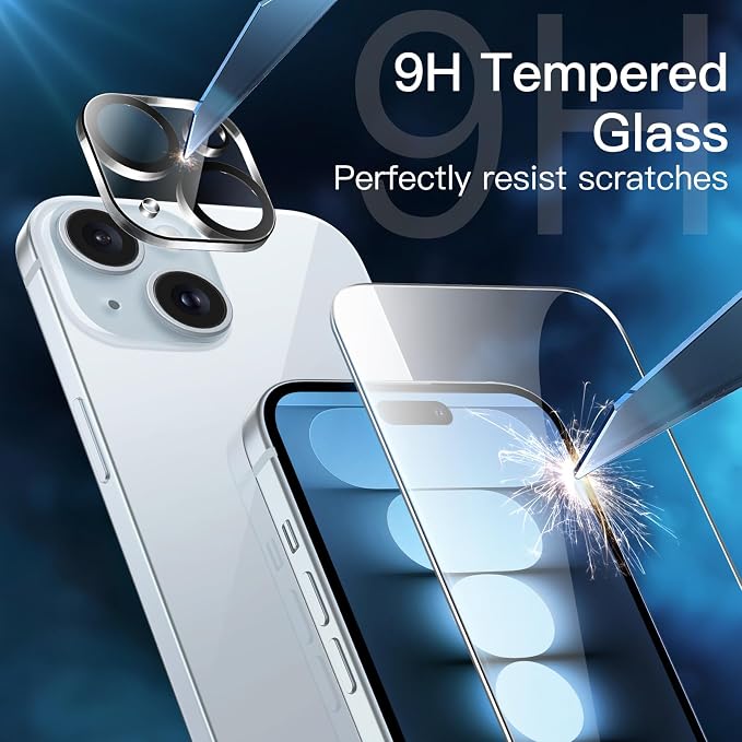JETech Screen Protector for iPhone 15 Plus 6.7-Inch - Image 4