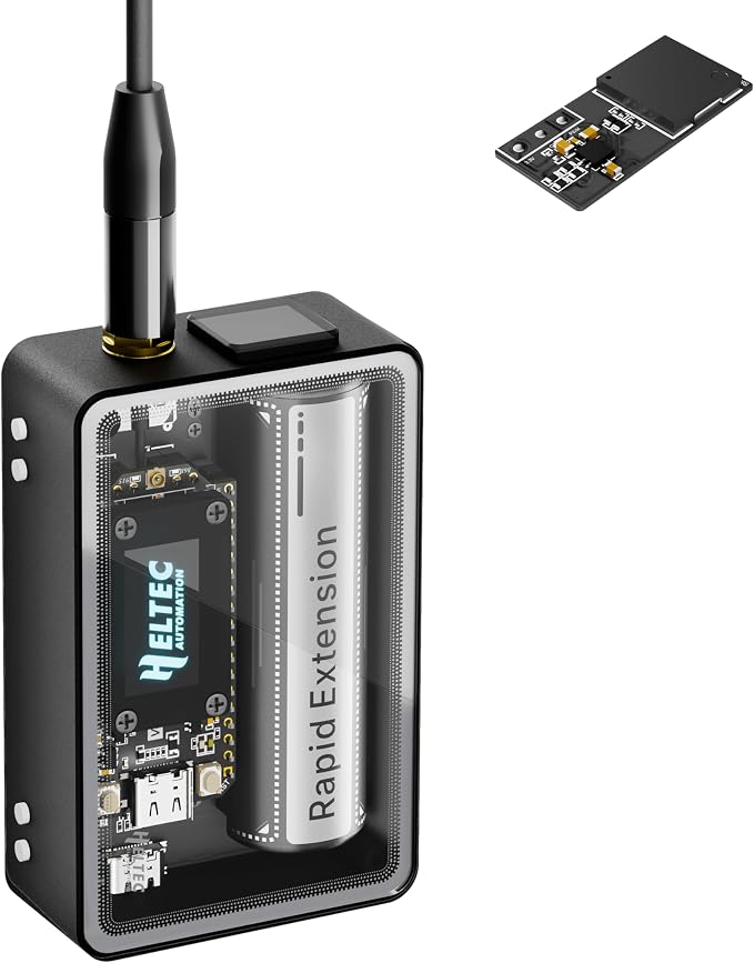 Heltec ESP32 LoRa V4 Development Board Tempered Glass Sensor Kit by HELTECAUTOMATION
