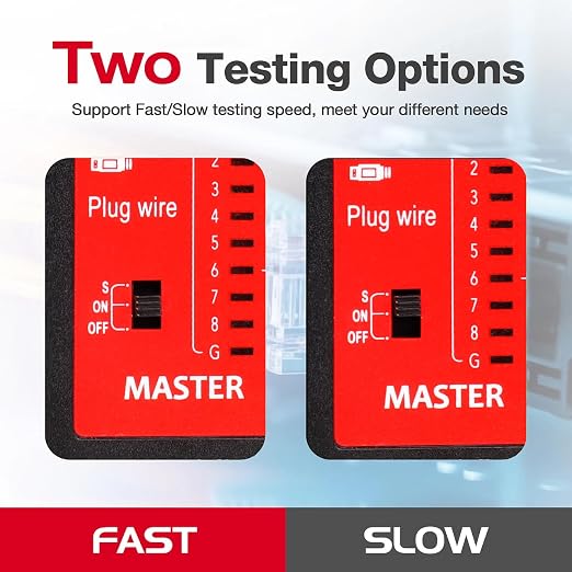 Network Cable Tester Ethernet Continuity Test Tool RJ45 RJ11 RJ12 CAT5 CAT5e - Image 3