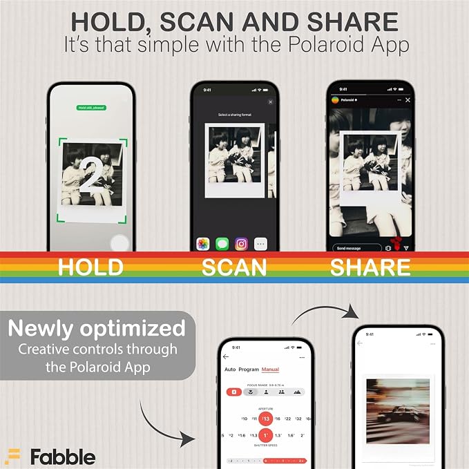 Polaroid Flip Instant Camera White Bundle - Image 6