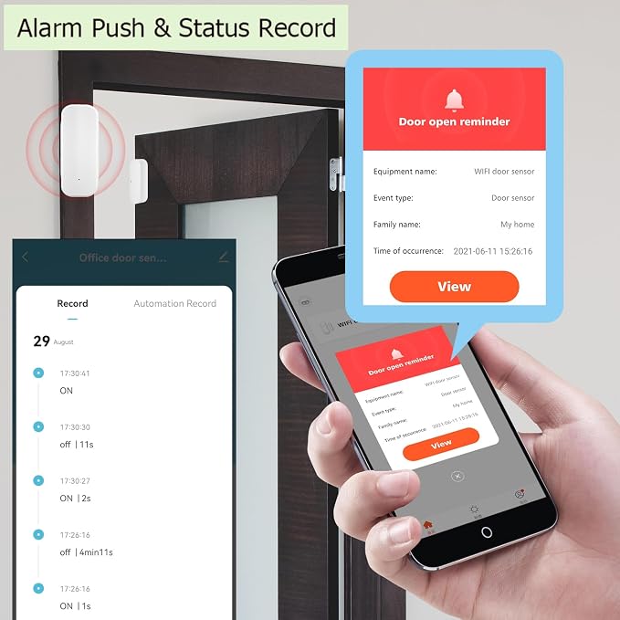 Smart Door and Window Sensor: WiFi Door Sensor - Image 5