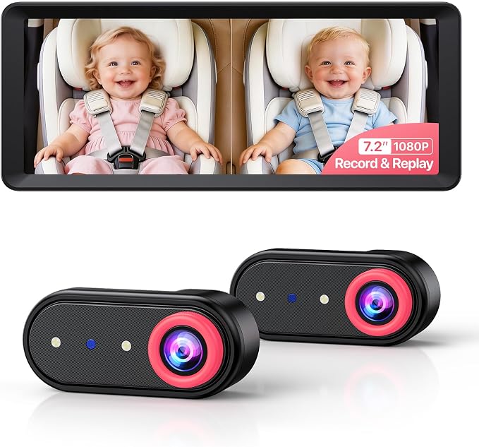 Luckview BM5 MAX 1080P HD Dual Baby Car Camera by Luckview
