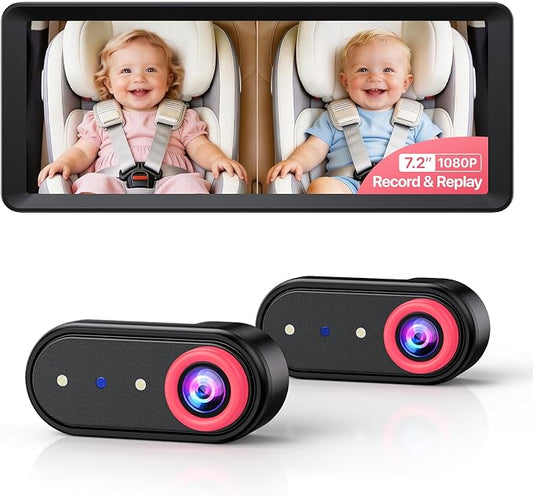 Luckview BM5 MAX 1080P HD Dual Baby Car Camera by Luckview