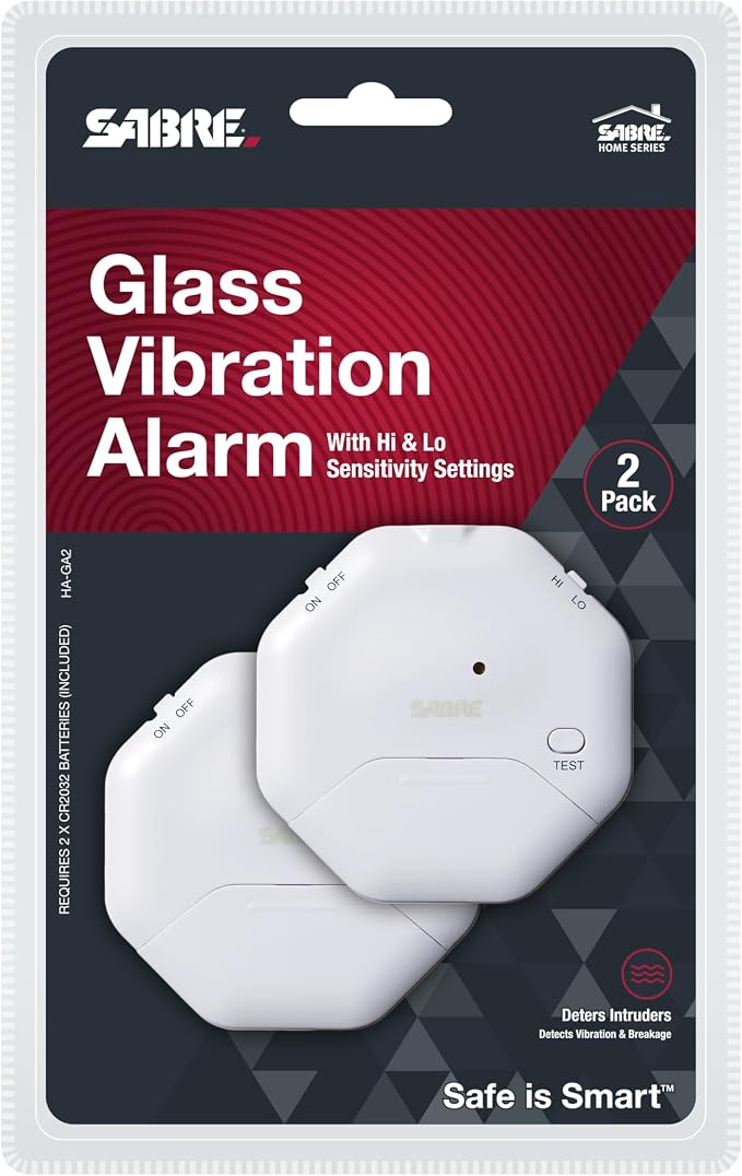Sabre 120 dB Wedge Door Stop Security Alarm, Extremely Loud Wireless Siren - Image 11