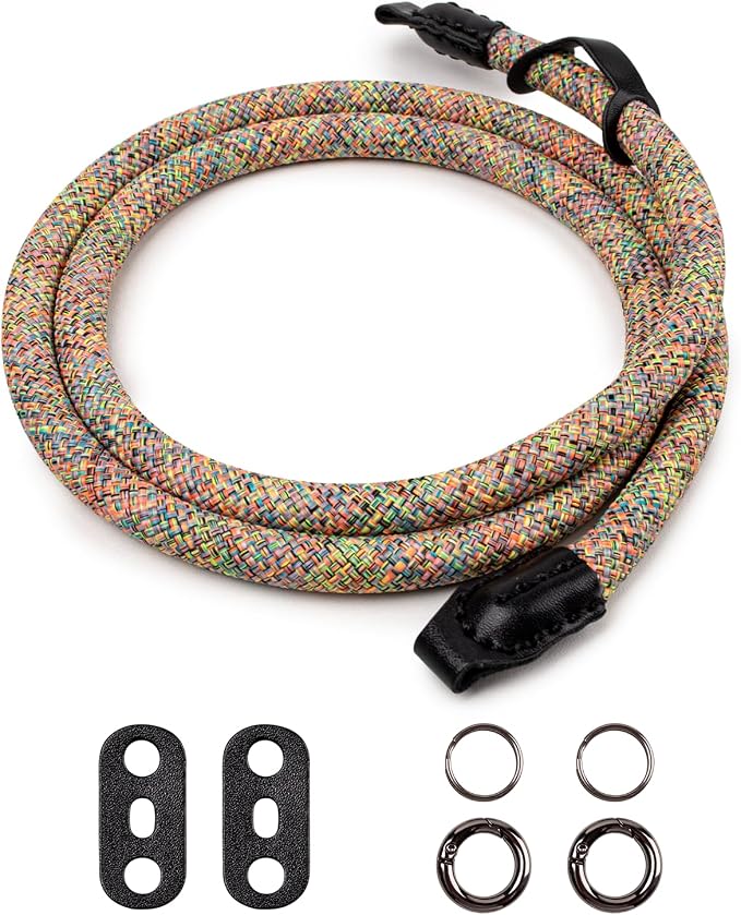 VOVMOEYA Nylon Braided Camera Rope Strap, Camera Neck Shoulder Strap - Image 2