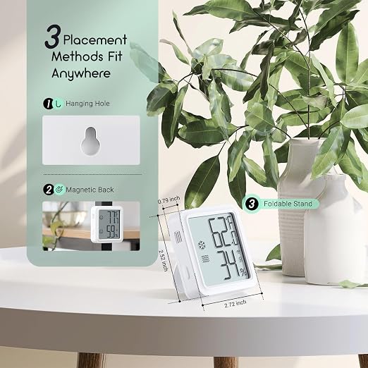INKBIRD WiFi Thermometer Hygrometer, Indoor Temperature Sensor IBS-TH3-PLUS - Image 2