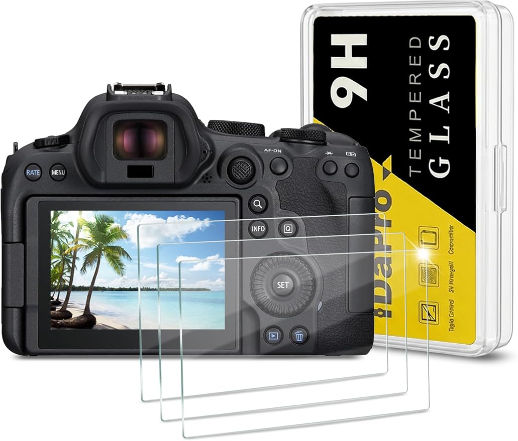 iDaPro Screen Protector for Canon EOS R6 Mark III/Mark II/Mark V/R6V/R6/R6V by ScreenProtectorExpert