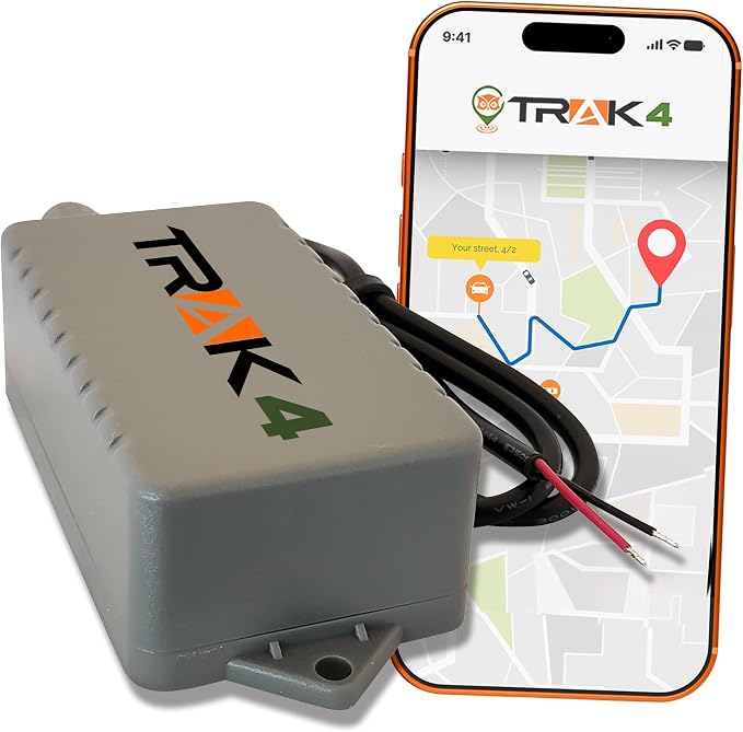 Trak-4 12v Hardwired GPS Tracker. Durable, Reliable Track Trailers, Assets. by Trak-4