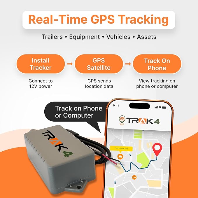 Trak-4 12v Hardwired GPS Tracker. Durable, Reliable Track Trailers, Assets. - Image 3