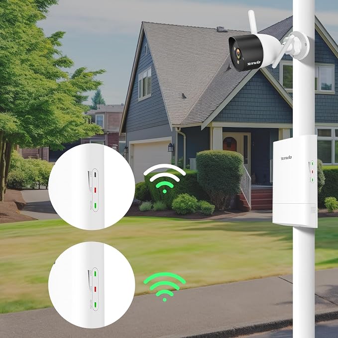Tenda Point to Point Wireless Bridge Kit | 1KM Long-Range Outdoor CPE - Image 6