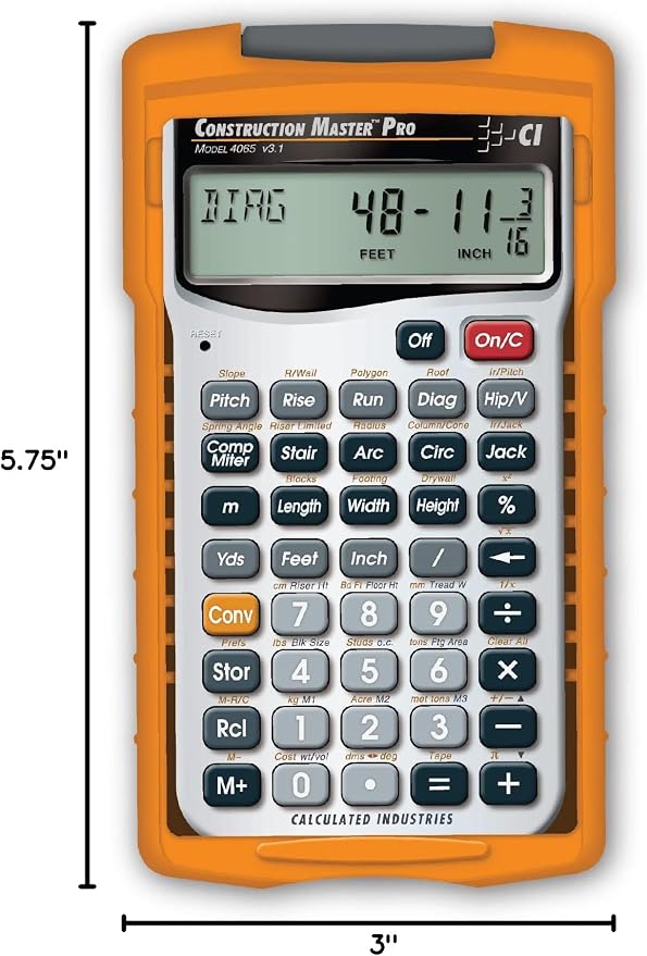 Calculated Industries 4065 Construction Master Pro Advanced Construction Math - Image 9