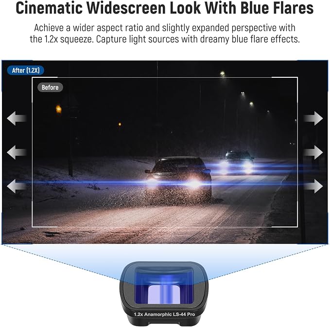 NEEWER Filter Set, Variable ND2-32, 1/4 Black Diffusion, 0.75x Wide Angle - Image 5