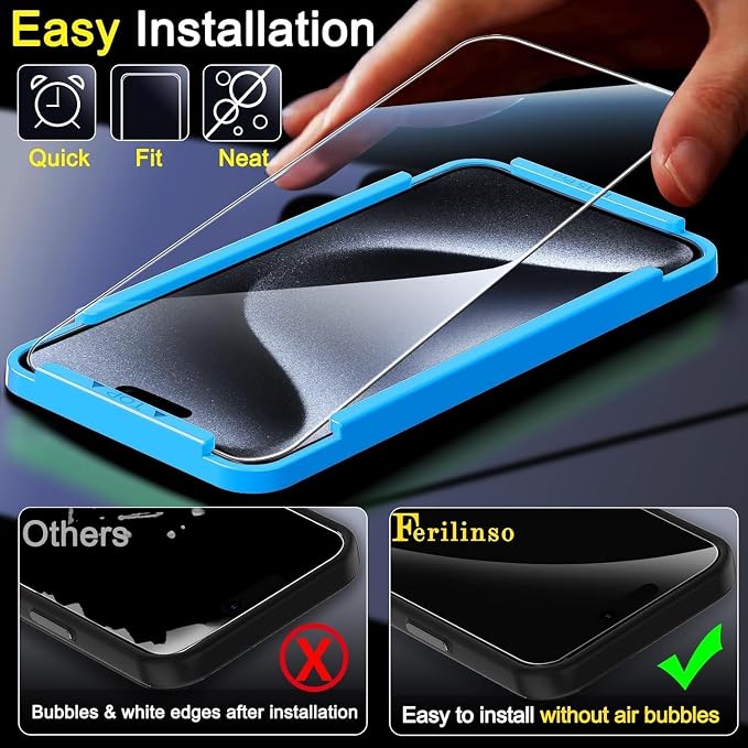 Ferilinso 3 Pack Screen Protector - Image 5