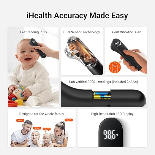 iHealth No-Touch Digital Forehead Thermometer - Image 6
