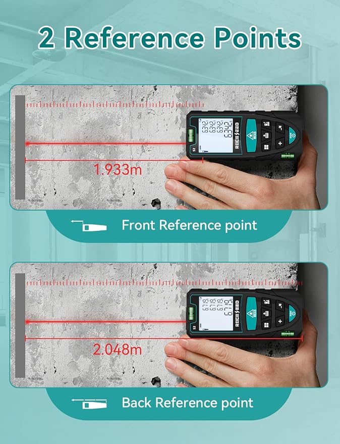 Laser Measure, RockSeed Digital Laser Distance Meter - Image 2