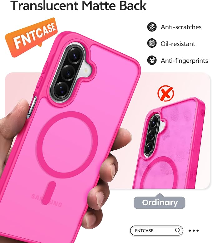 FNTCASE for Galaxy A17/A16 5G Phone Case: for Samsung A17 Cases Matte - Image 6