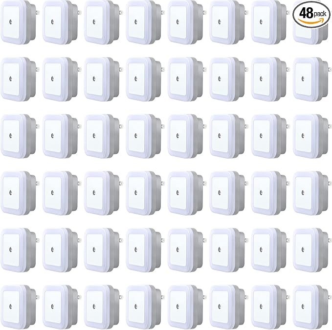Tuanse 48 Pack LED Night Lights Plug into Wall Smart Sensor Sensor Automatic by Tuanse