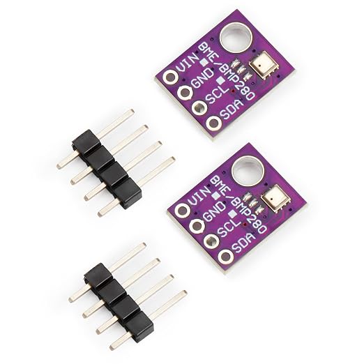 2PCS BME280 5V Sensor Module Atmospheric Pressure Temperature Humidity Sensors by Qoroos