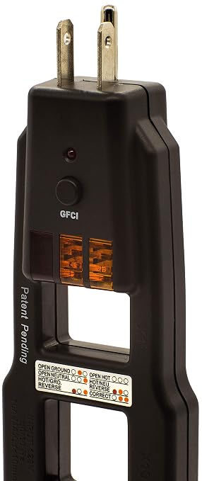 Triplett ET200 AC Line Splitter and GFCI Outlet/Receptacle Tester - Image 11
