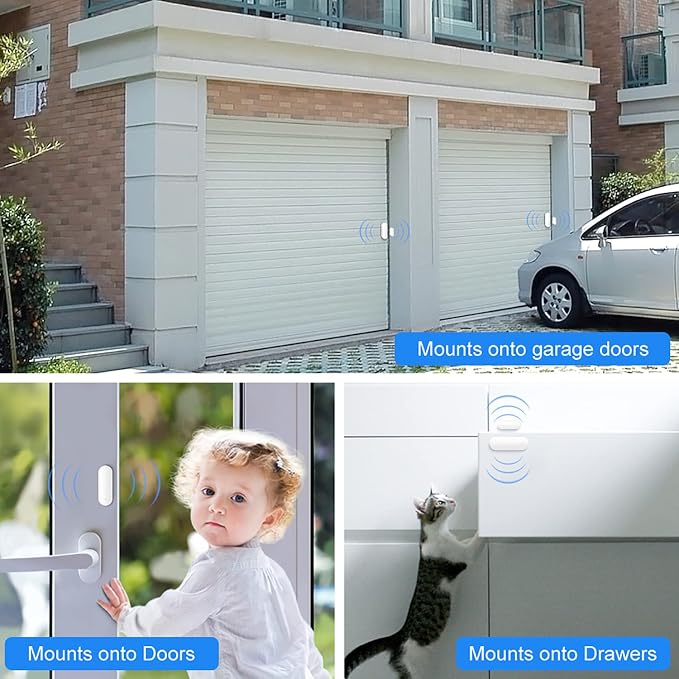 WiFi Door Sensor: Smart Door Open/Closed Detectors, Wireless Window Sensor - Image 6