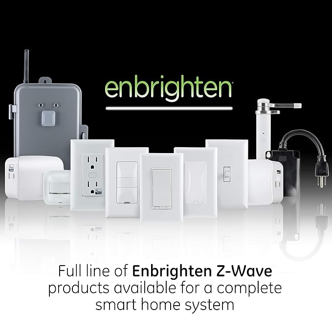 Enbrighten Almond Z-Wave Plus Smart Light Switch - Image 6
