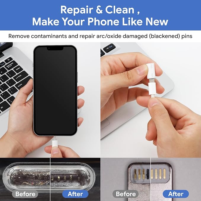 12 in 1 Phone Cleaning Kit, Airpods Cleaning Kit, Port Cleaner - Image 2