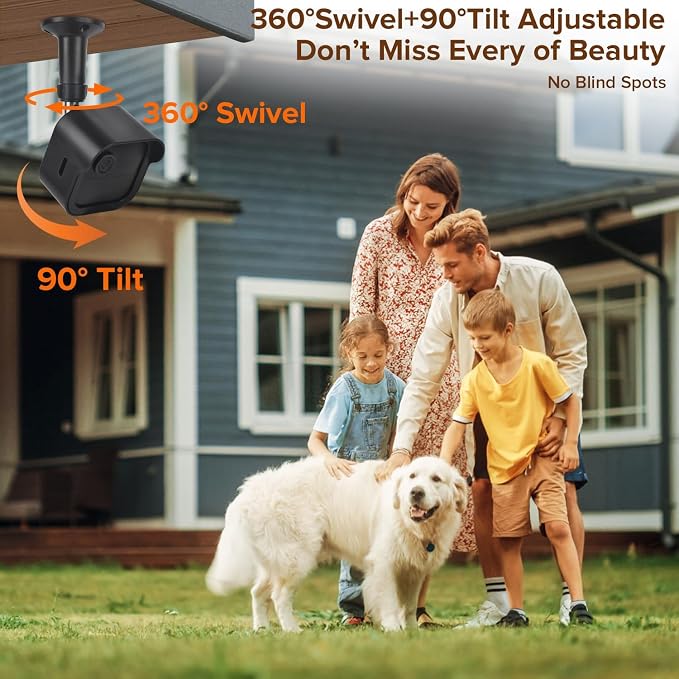Wall Mount for Blink Outdoor Camera, Waterproofproof 360°Adjustable Mount - Image 5