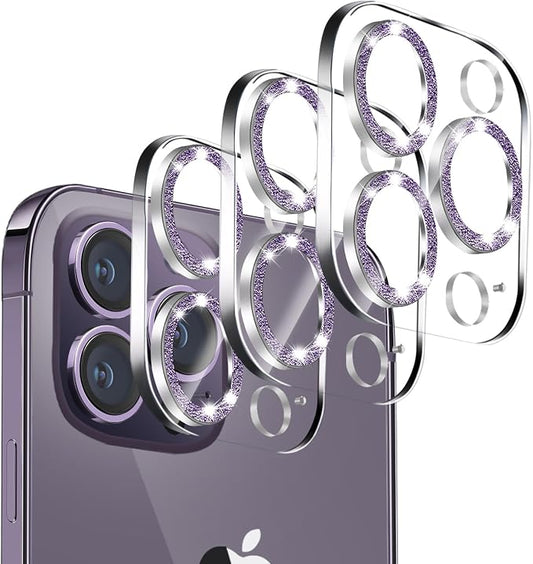 【3 Pack】Dengduoduo Tempered Glass Camera Lens Protector by Dengduoduo