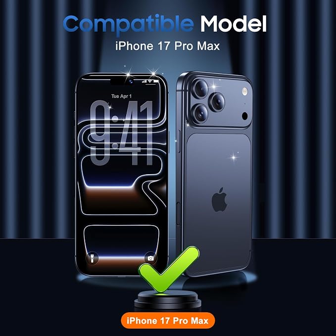 UniqueMe 3 Pack Compatible for iPhone 17 Pro Max Camera Lens Protector - Image 7