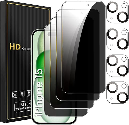 Romkasi 4 Pack Privacy Screen Protector by Unknown