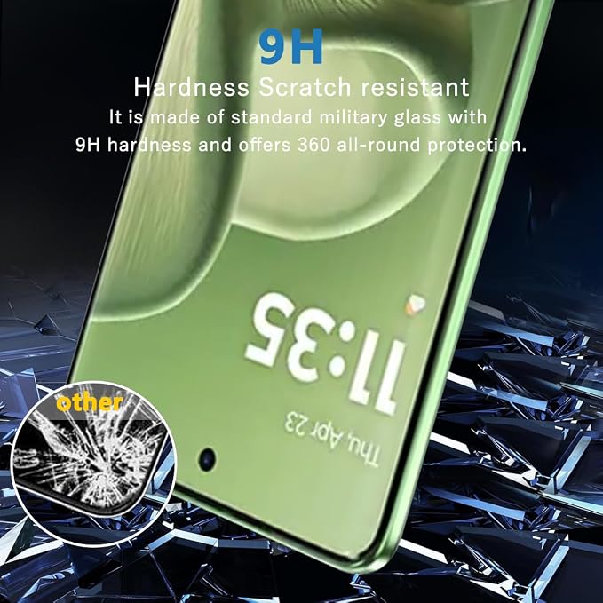 Privacy Tempered Glass for Motorola Edge 2025 Screen Protector, 9H Hardness - Image 4