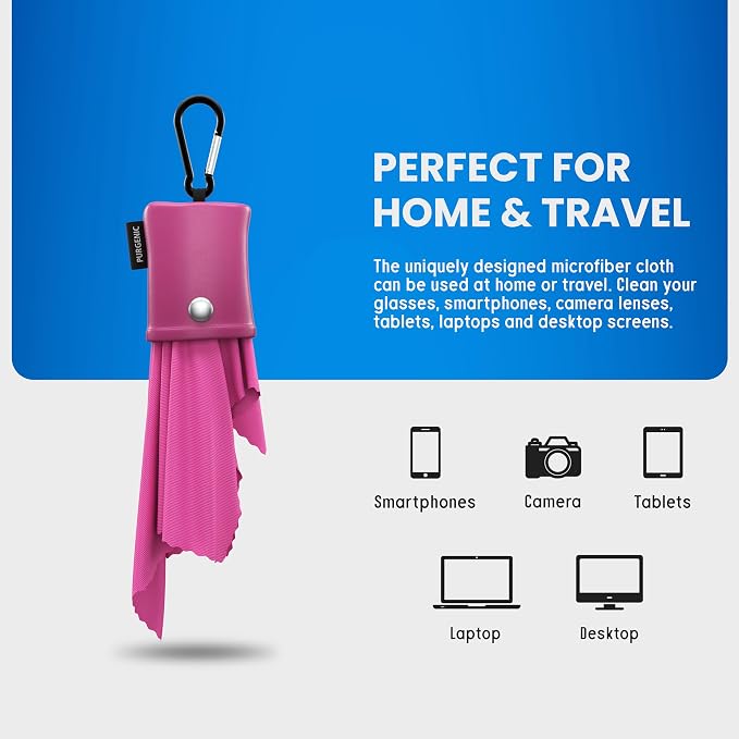 Microfiber Cloth & Glasses Wipes Lens & Glasses Cleaning Cloth - Image 5