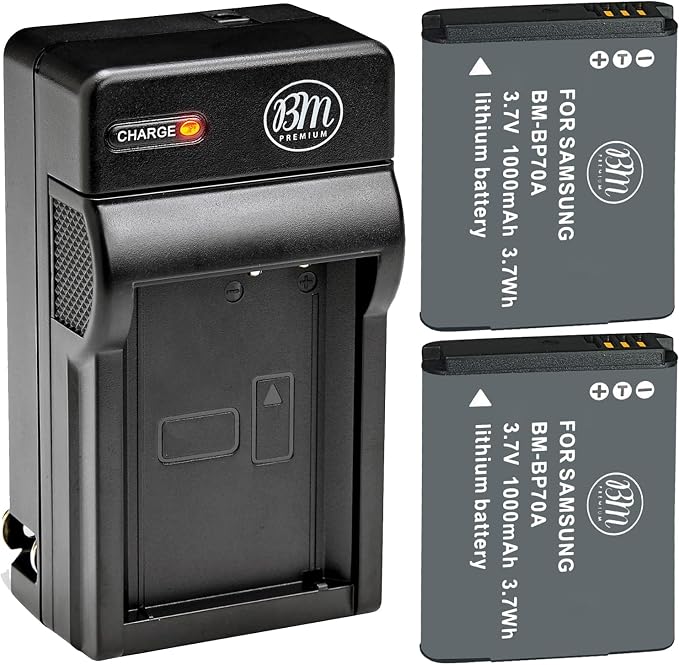 BM Premium 2 BP-70A Batteries and Charger by BMPremium