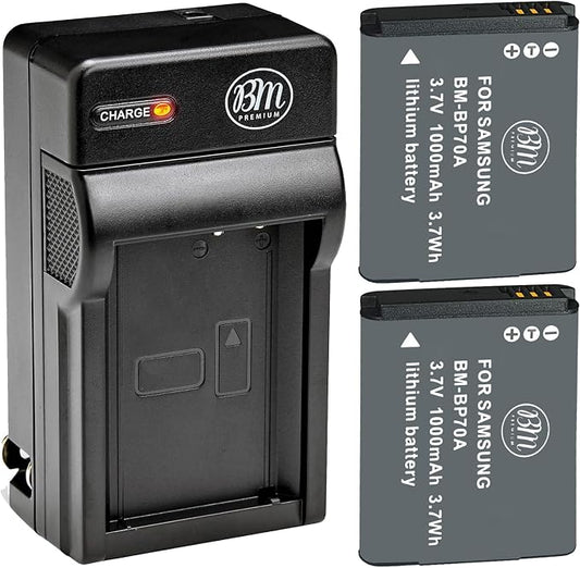 BM Premium 2 BP-70A Batteries and Charger by BMPremium