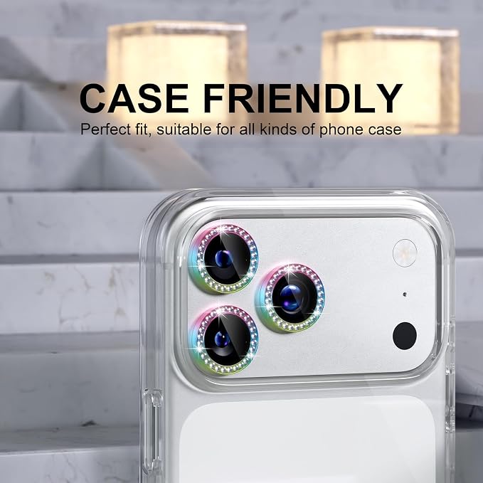 Choiche Compatible for iPhone 17 Pro/iPhone 17 Pro Max Camera Lens Protector - Image 4