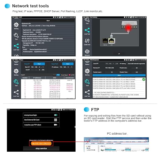 OTDR Fiber Optic Tester, WANLUTECH 1310/1550nm OTDR Event Map OPM OLS VFL CCTV - Image 7