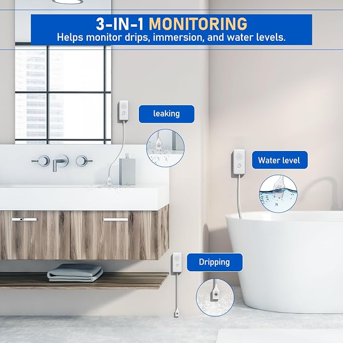 BSEED WiFi Water Leak Detector, Smart Water Sensor - Image 3