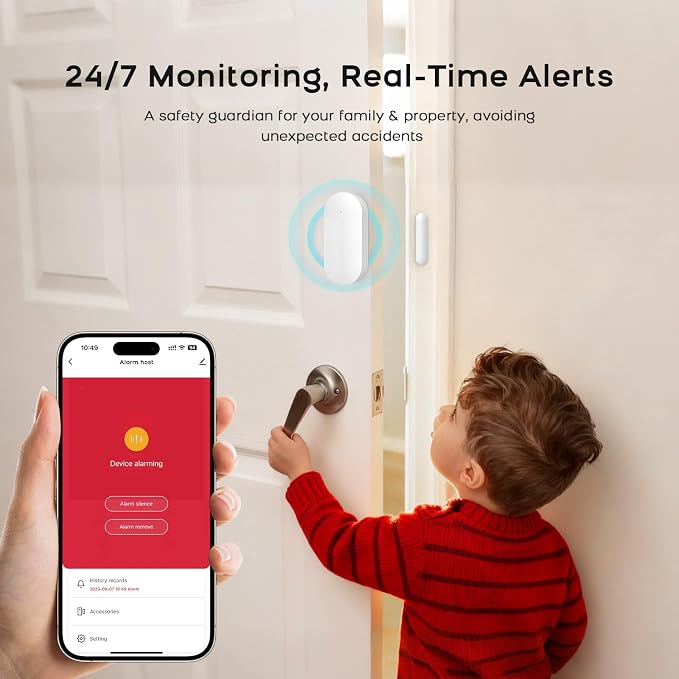 Wireless Alarm System for Home Security, SOS Button, Window Alarms, APP Control - Image 3