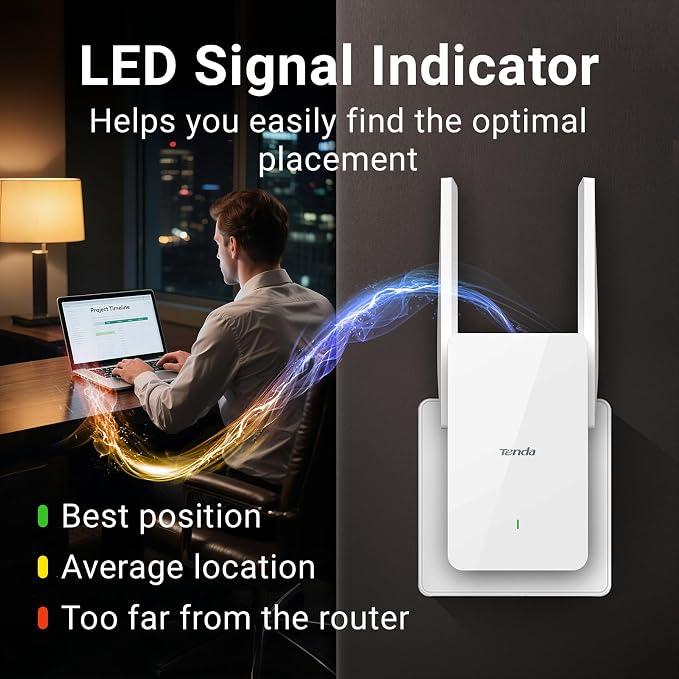 Tenda AX1500 WiFi 6 Range Extender, WiFi Signal Booster - Image 6