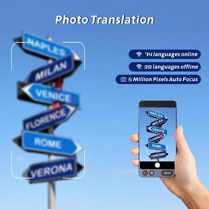 Language Translator Device, 142 Languages AI Translator - Image 4