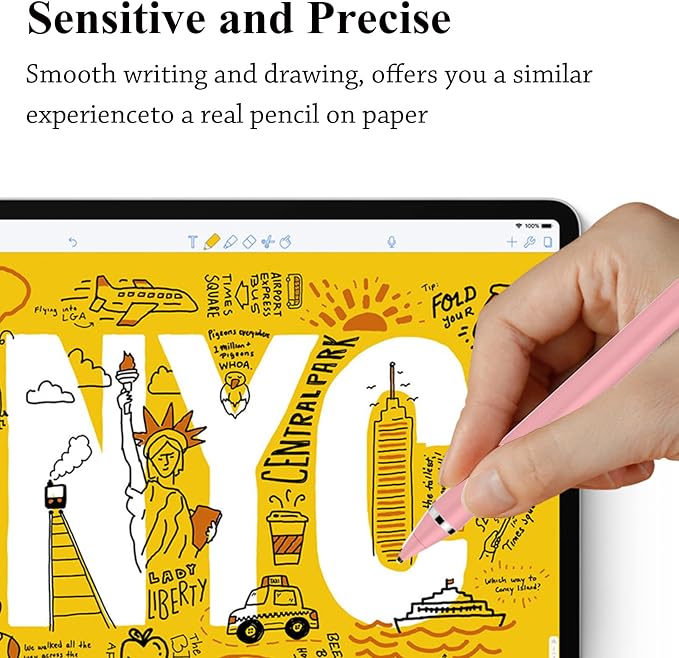 Stylus Pen for Touchscreen, Kenkor Rechargeable Digital Fine Point Active - Image 5