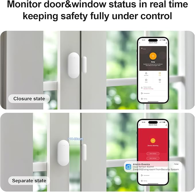 Home Alarm System Wireless, Door/Window Sensors, Motion Detectors, - Image 5