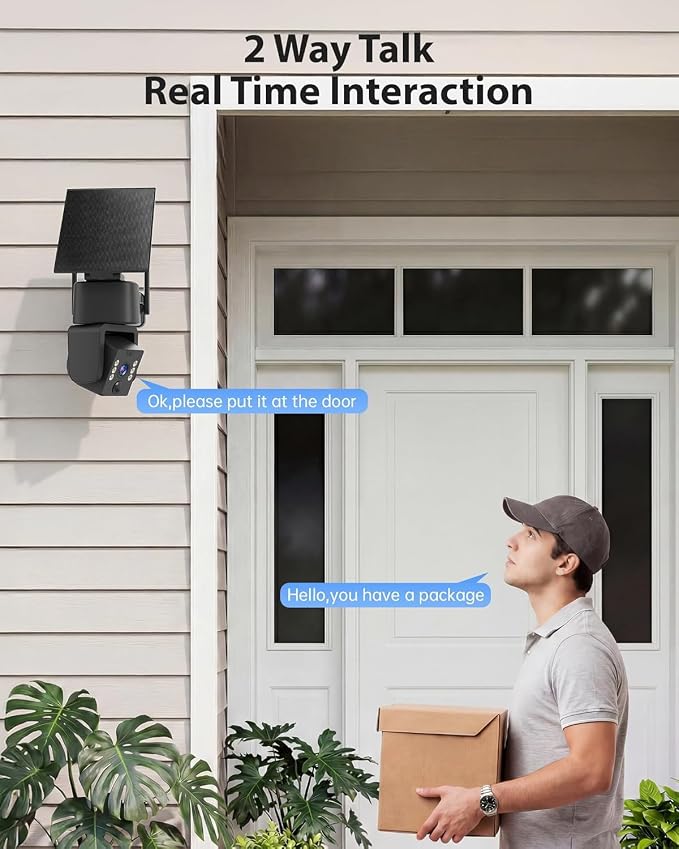 5G & 2.4G Wi-Fi Outdoor Camera Wireless, Solar Security Cameras Wireless Outdoor - Image 5
