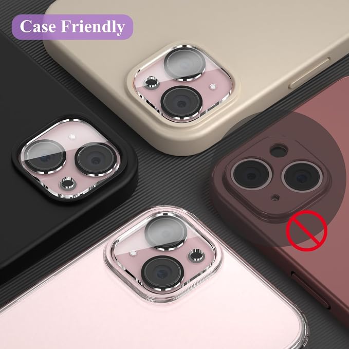 YWXTW [5 Pack Designed for iPhone 15 Camera Lens Protector, for iPhone 15 Plus - Image 6